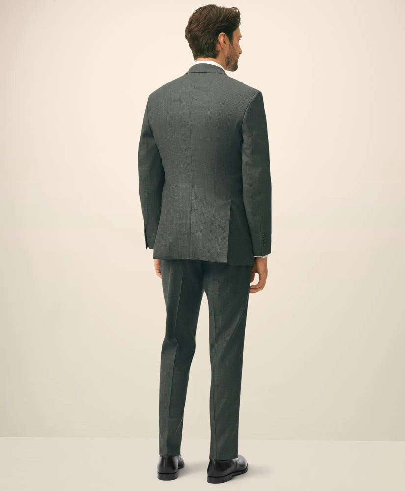 Classic Fit Wool Windowpane 1818 Suit