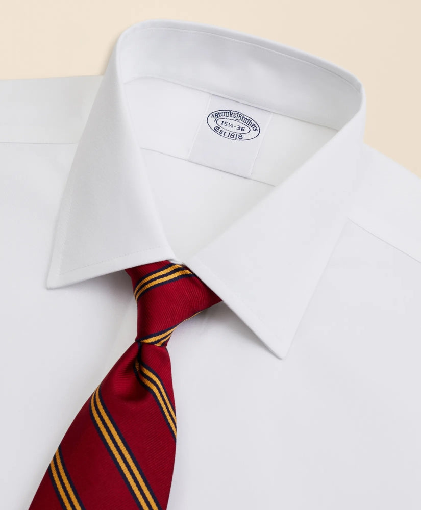 Stretch Supima® Cotton Non-Iron Pinpoint Oxford Ainsley Collar Dress Shirt