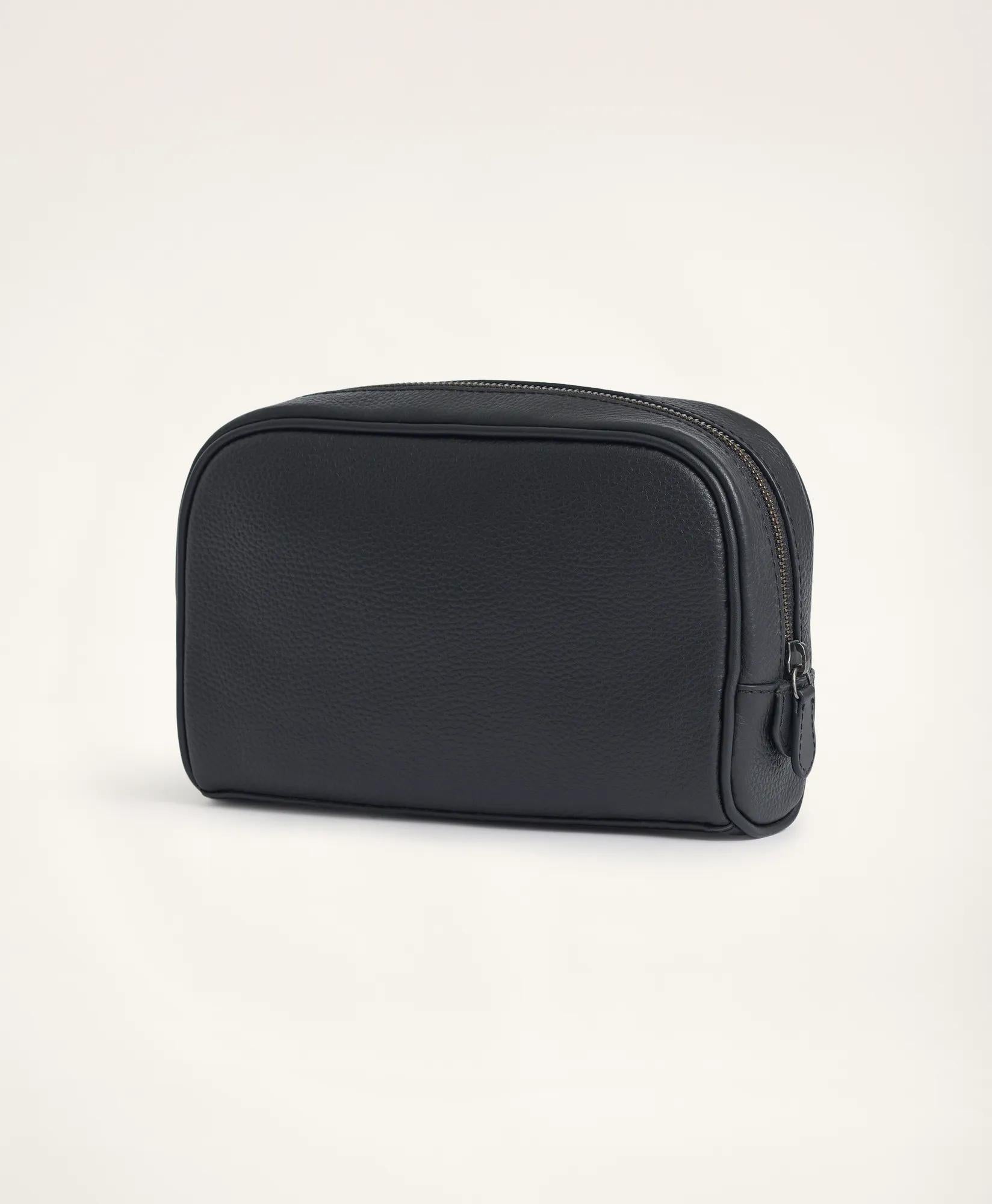 Pebbled Leather Dopp Kit