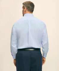 Big & Tall Stretch Dress Shirt, Non-Iron Pinpoint Spread Collar