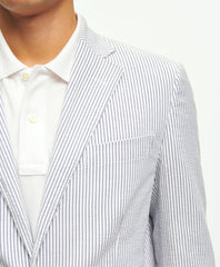 Slim Fit Archive-Inspired Seersucker Sport Coat in Cotton