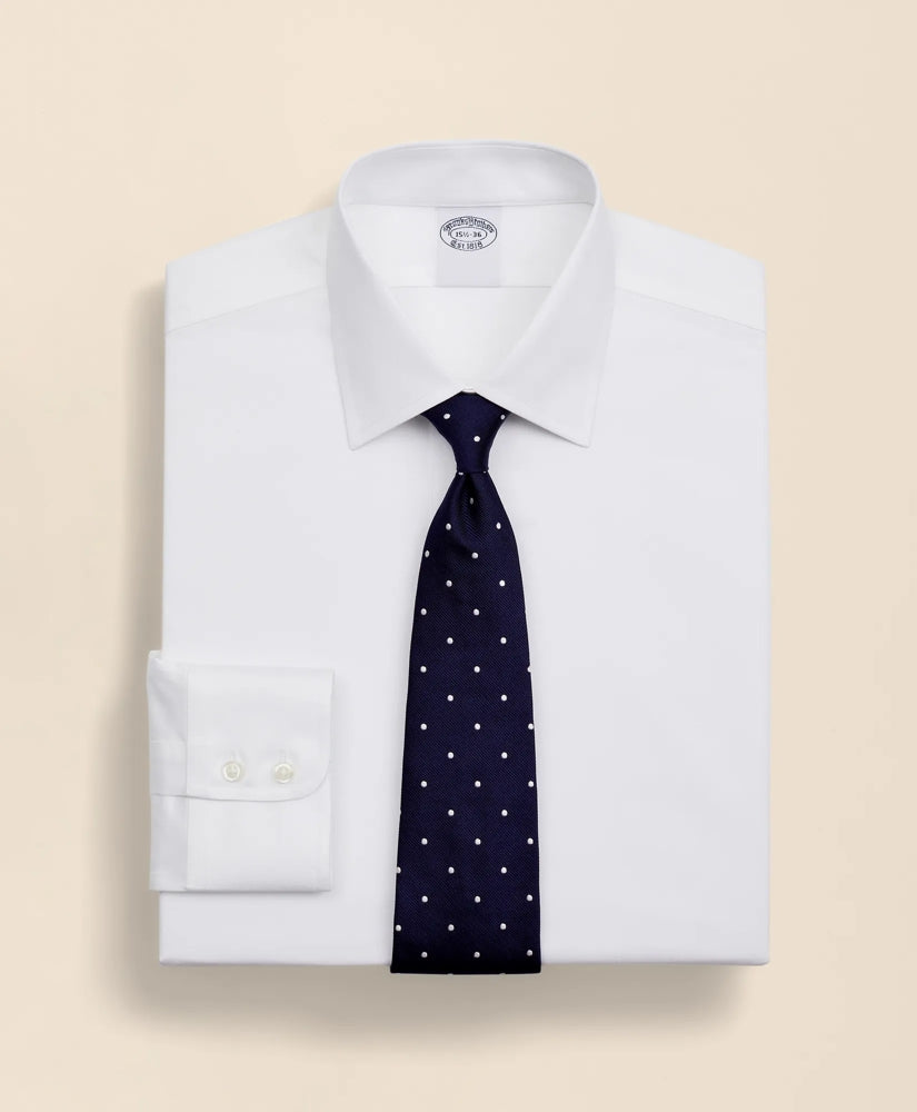 Stretch Supima® Cotton Non-Iron Twill Ainsley Collar Dress Shirt