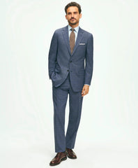 Traditional Fit Wool Checked 1818 Suit