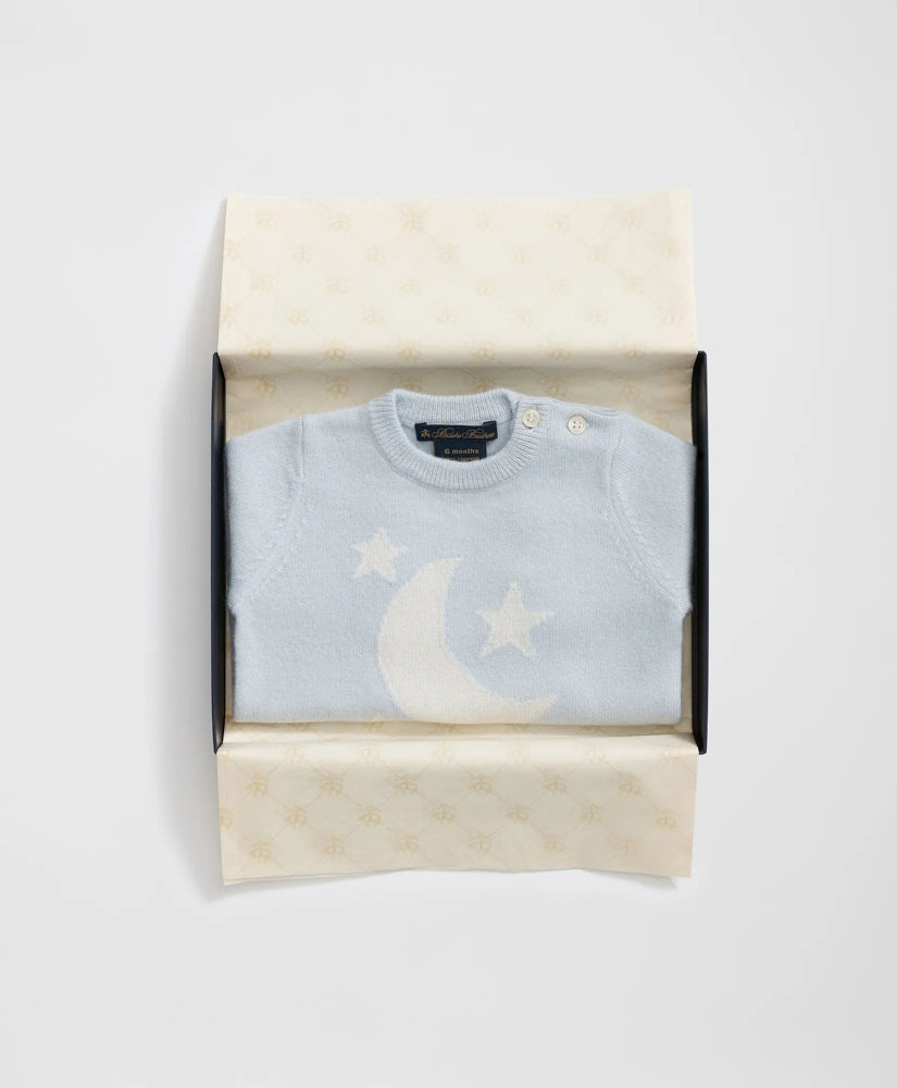 Cashmere Moon Motif Onesie