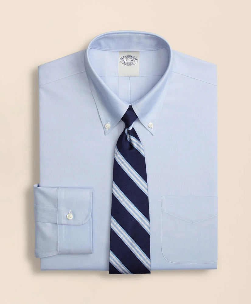 Big & Tall Stretch Dress Shirt, Non-Iron Pinpoint Button-Down Collar