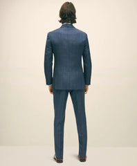 Slim Fit Wool Windowpane 1818 Suit
