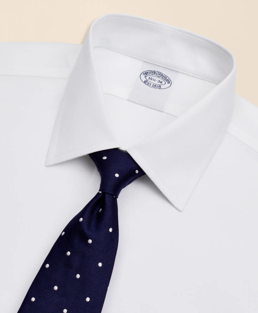 Stretch Supima® Cotton Non-Iron Twill Ainsley Collar Dress Shirt