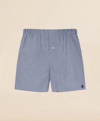Slim Fit Cotton Broadcloth Check Boxers