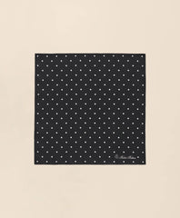 Small Dot Silk Pocket Square