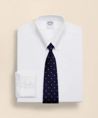 Stretch Supima® Cotton Non-Iron Twill Button-Down Collar Dress Shirt