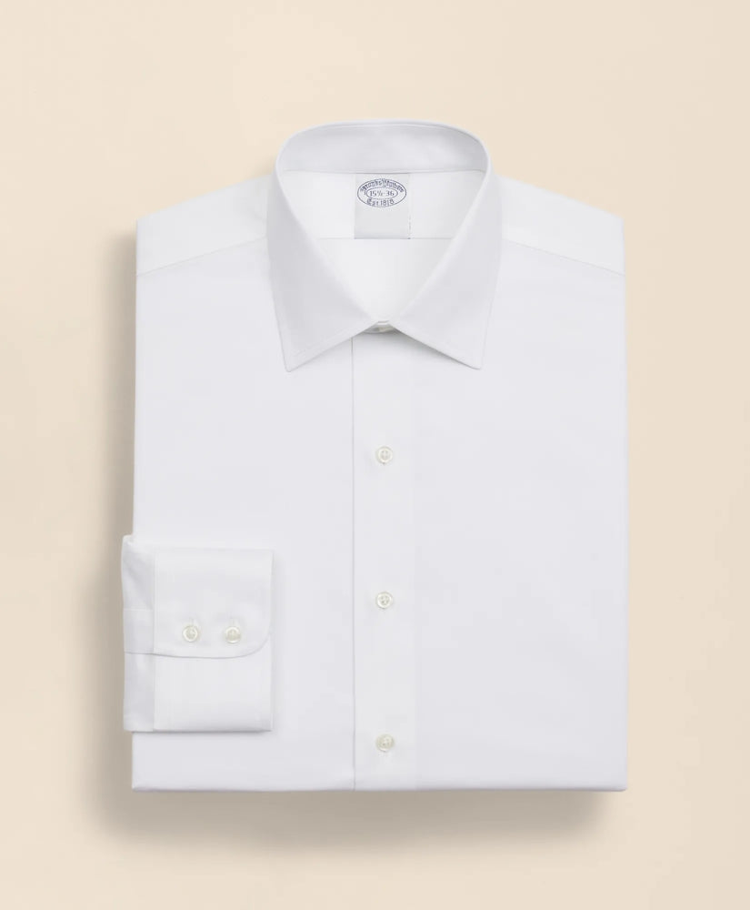 Stretch Supima® Cotton Non-Iron Twill Ainsley Collar Dress Shirt