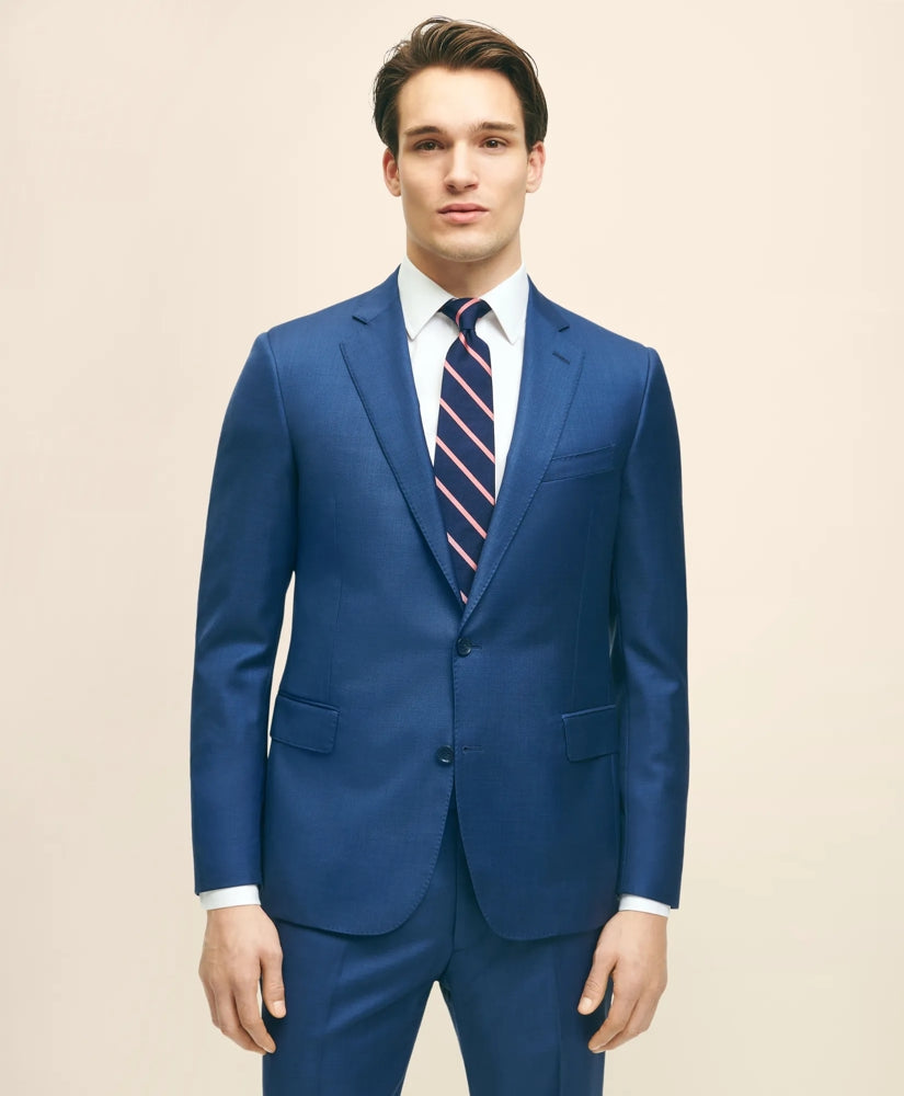Classic Fit Wool Sharkskin 1818 Suit