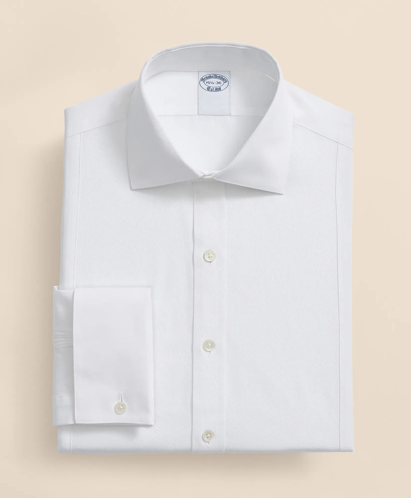 Supima® Cotton Poplin English Collar, Pique Bib Tuxedo Shirt
