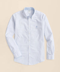 Stretch Non-Iron Oxford Button-Down Collar, Bengal Stripe Sport Shirt