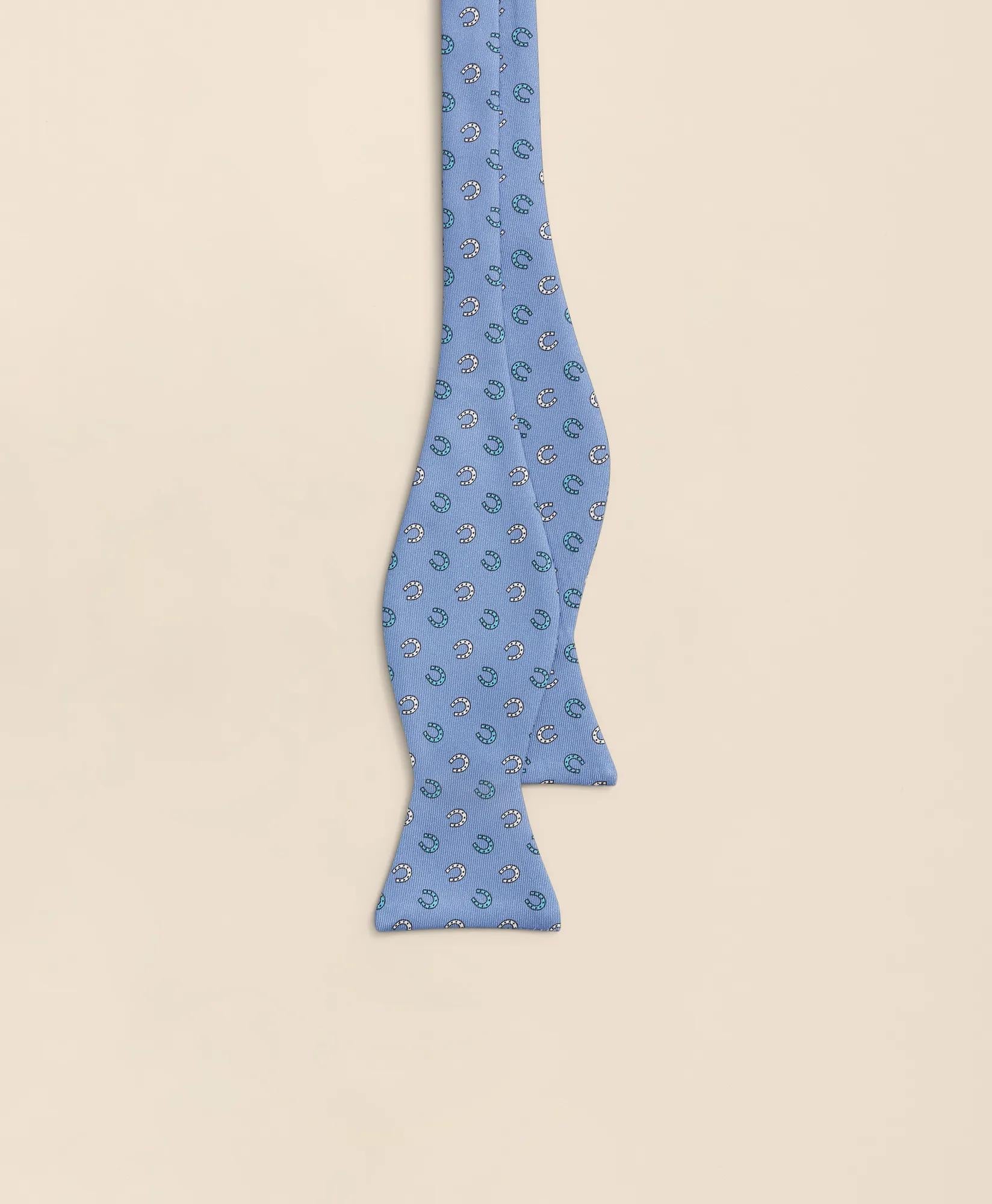 Silk Horseshoe Bow Tie