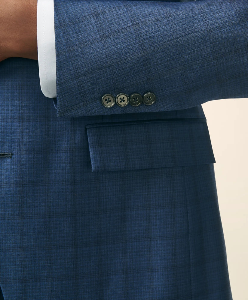 American-Made Classic Fit Multi-Checked 1818 Suit