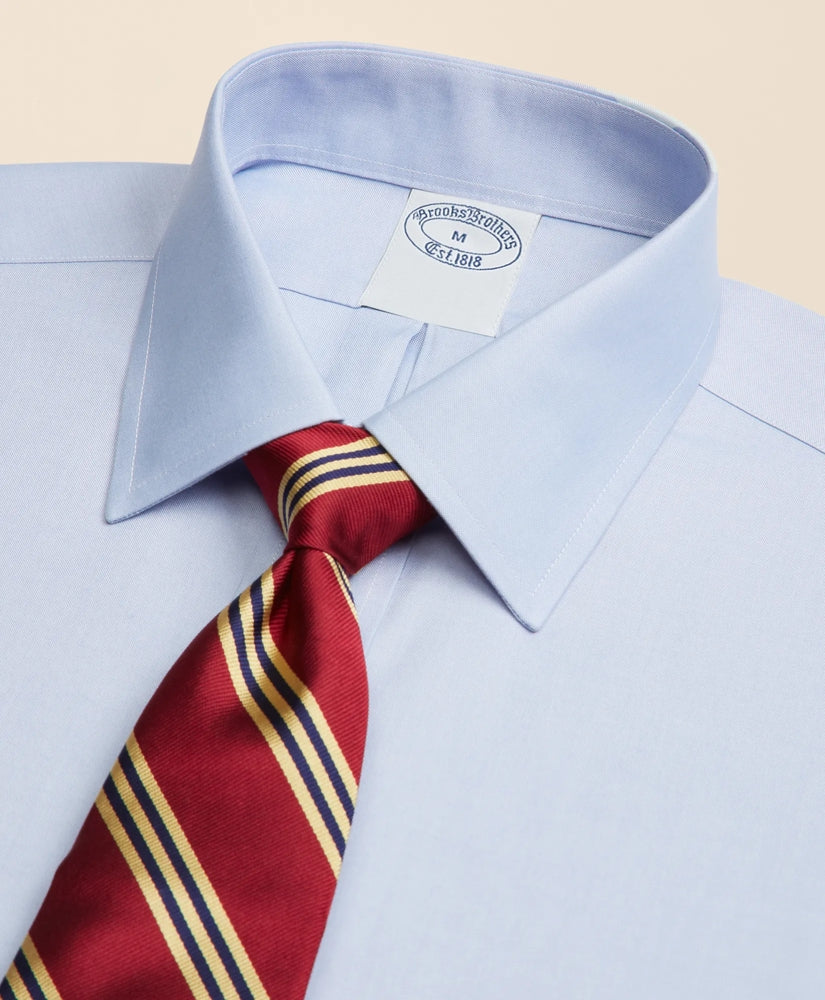 Big & Tall Stretch Dress Shirt, Non-Iron Pinpoint Spread Collar