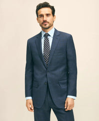 Traditional Fit Wool Checked 1818 Suit