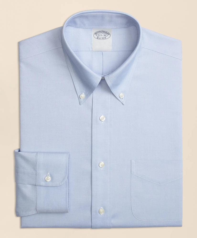 Big & Tall Stretch Dress Shirt, Non-Iron Pinpoint Button-Down Collar