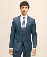 Classic Fit Wool Windowpane 1818 Suit