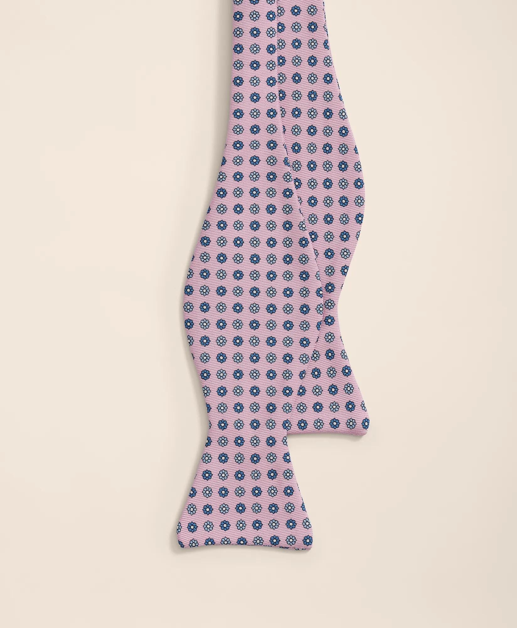 Silk Mini Floral Bow Tie