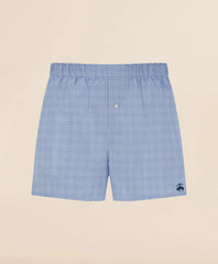 Slim Fit Cotton Broadcloth Check Boxers