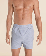 Cotton Broadcloth Small Check Boxers