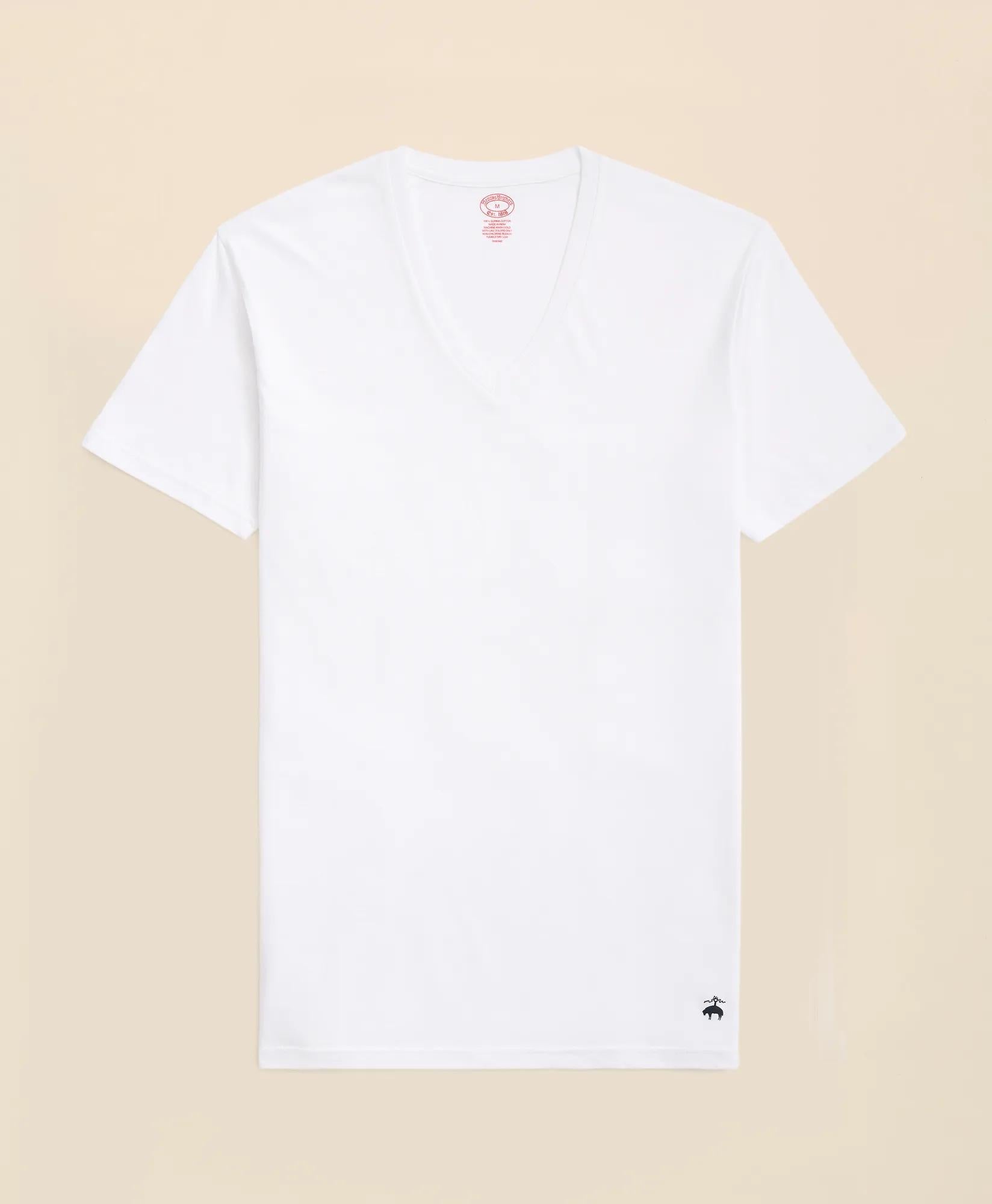 Supima® Cotton V-Neck Undershirt-3 Pack